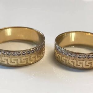 14k Solid Gold Nice Design Wedding rings